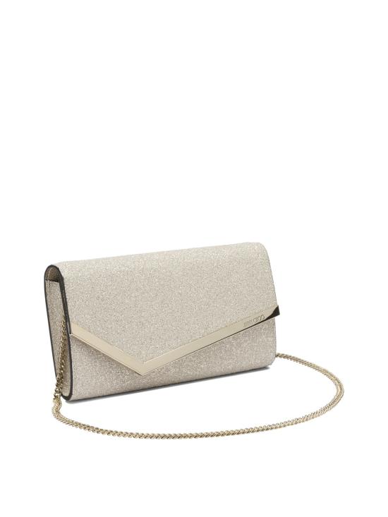 26SS 지미추 클러치/파우치 EMMIEGQILIGHTSOFTGOLDLIGHTGOLD - JIMMY CHOO