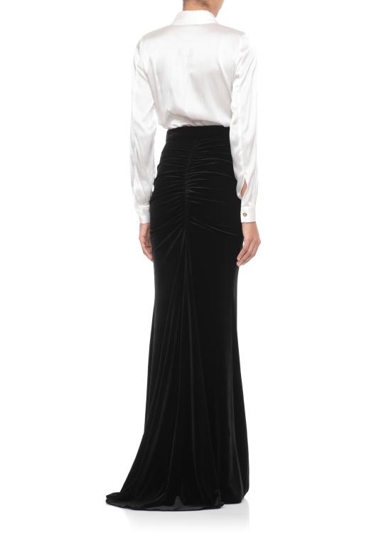 25FW 엘리자베타프랜치 미디 원피스 ABR4657E2 309 White - ELISABETTA FRANCHI