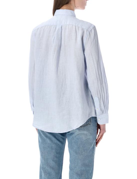 26SS 폴로 랄프로렌 포니 자수 리넨 셔츠 (211970730009) 211 970730 503 Blue - POLO RALPH LAUREN