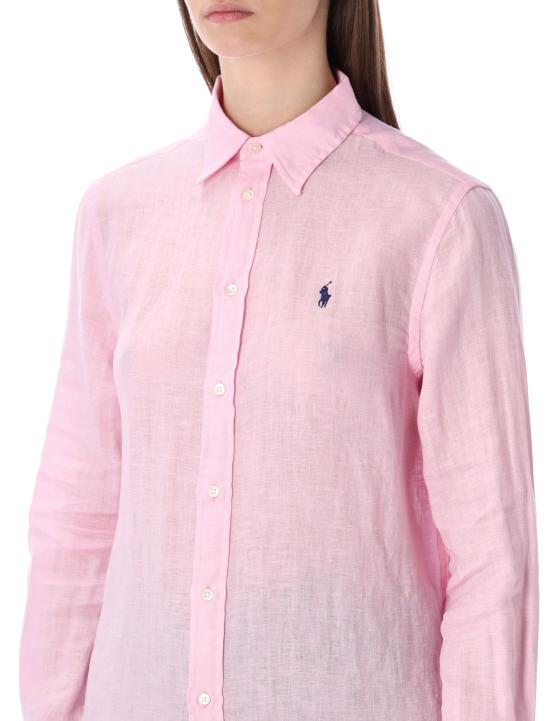 26SS 폴로 랄프로렌 포니 자수 리넨 셔츠 (211970730009) 211 970730 514 Pink - POLO RALPH LAUREN