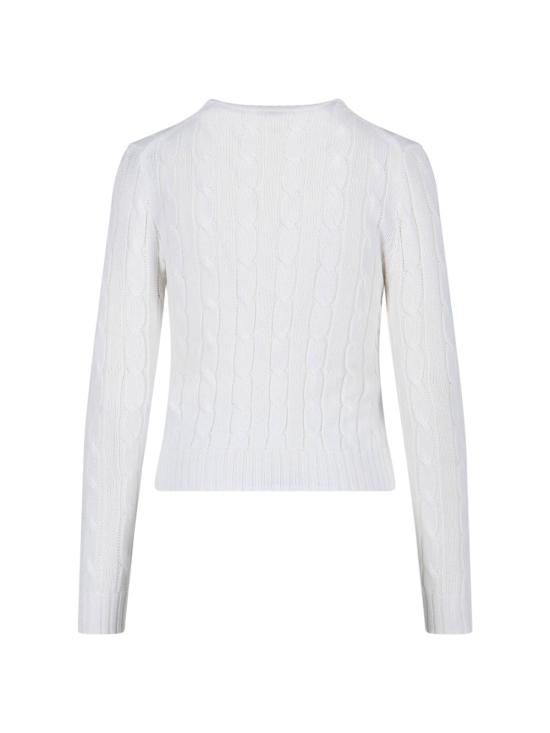 26SS 폴로 랄프로렌 포니 로고 피마코튼 케이블 니트 스웨터 211 971869 007 White - POLO RALPH LAUREN