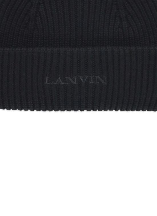 25FW 랑방 모자 AMSARBE1 3WLOP2510 Black - LANVIN