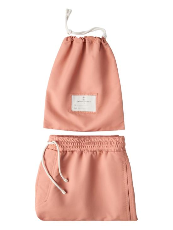 26SS 브루넬로 쿠치넬리 로고 스윔 팬츠 MW817043 CZN57 Orange - BRUNELLO CUCINELLI