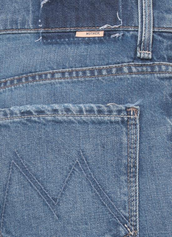 26SS 마더 데님 팬츠 12488 1230 THE RERUN ZIP SNEAKHUF Blue - MOTHER