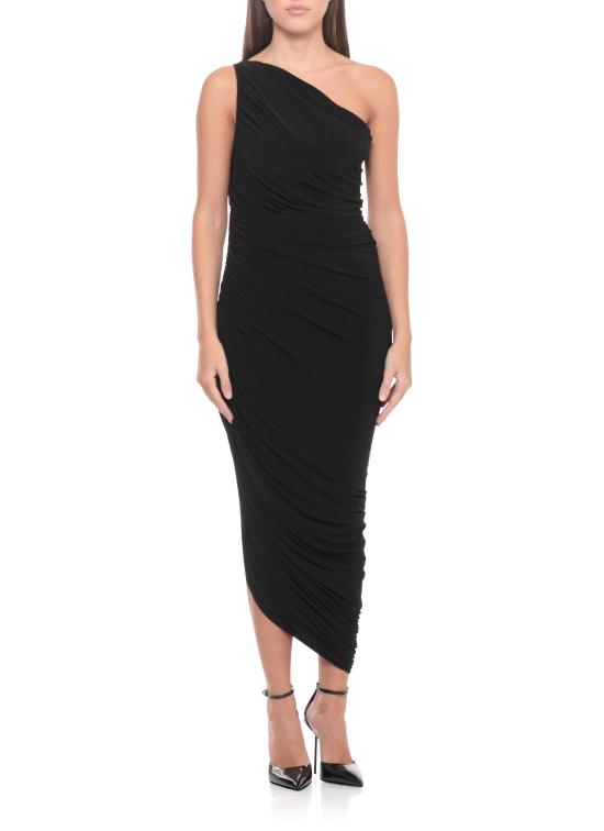 26SS 노마카말리 미디 원피스 KK2223PL667 001 Black - NORMA KAMALI