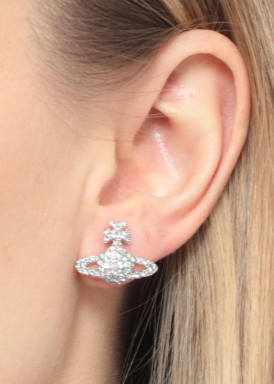 26SS 비비안웨스트우드 그레이스 바스 릴리프 스터드 이어링 62010124 02P441P441 Silver - VIVIENNE WESTWOOD