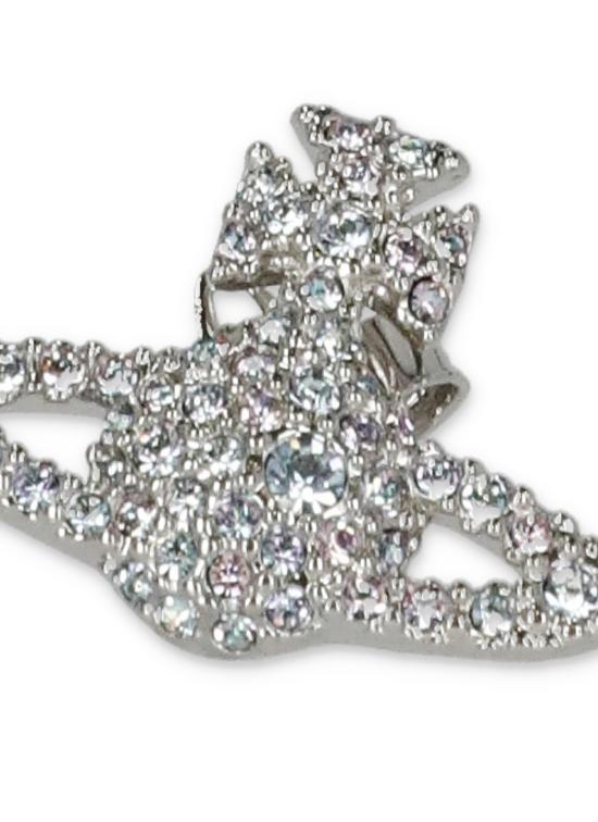 26SS 비비안웨스트우드 그레이스 바스 릴리프 스터드 이어링 62010124 02P441P441 Silver - VIVIENNE WESTWOOD