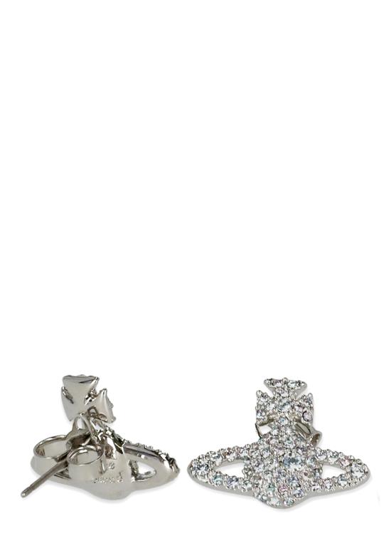 26SS 비비안웨스트우드 그레이스 바스 릴리프 스터드 이어링 62010124 02P441P441 Silver - VIVIENNE WESTWOOD
