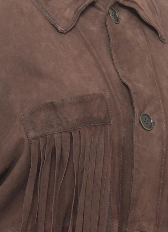 26SS 파로쉬 가죽 자켓 D431818 MARFA098 Brown - PAROSH