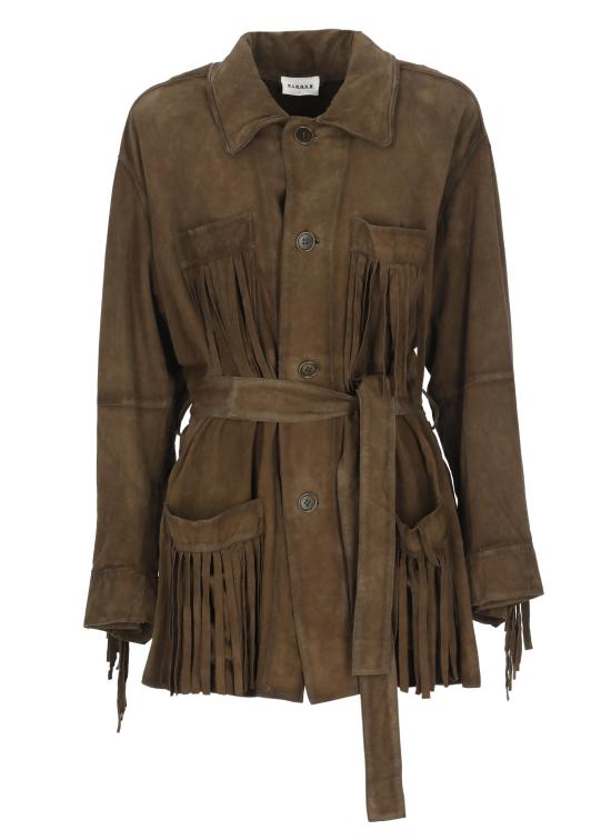 26SS 파로쉬 가죽 자켓 D431818 MARFA098 Brown