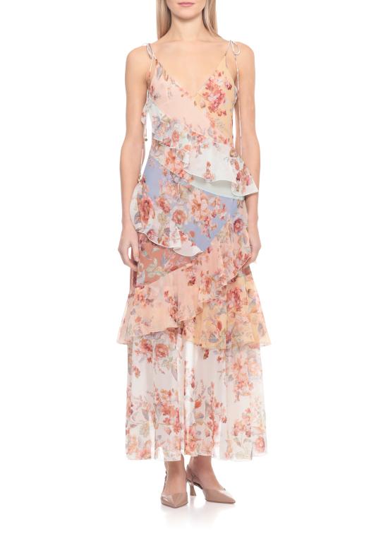 26SS 짐머만 미디 원피스 4997DRS261 SPLPR MultiColour - ZIMMERMANN