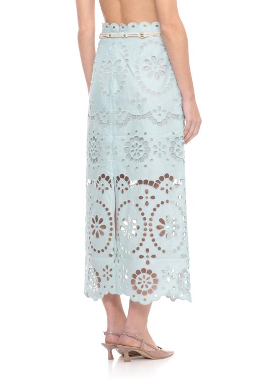 26SS 짐머만 미디 스커트 6179SRS261 MIT Light Blue - ZIMMERMANN