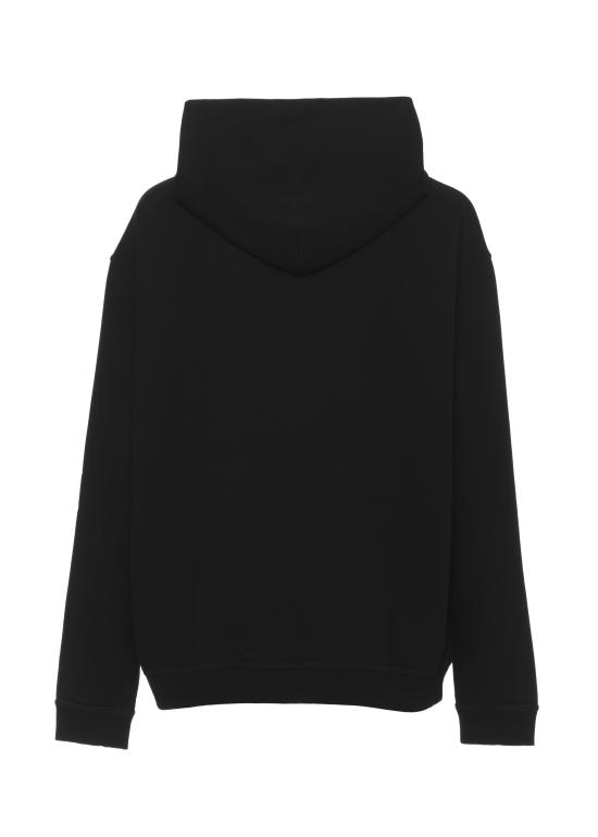 25FW 마르지엘라 업사이드 다운 자수 로고 후드 S50GU0167 S25503962 Black - MAISON MARGIELA