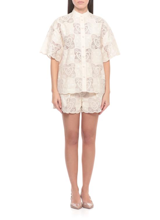 26SS 짐머만 셔츠 5894TRS262 CRMIV Ivory - ZIMMERMANN