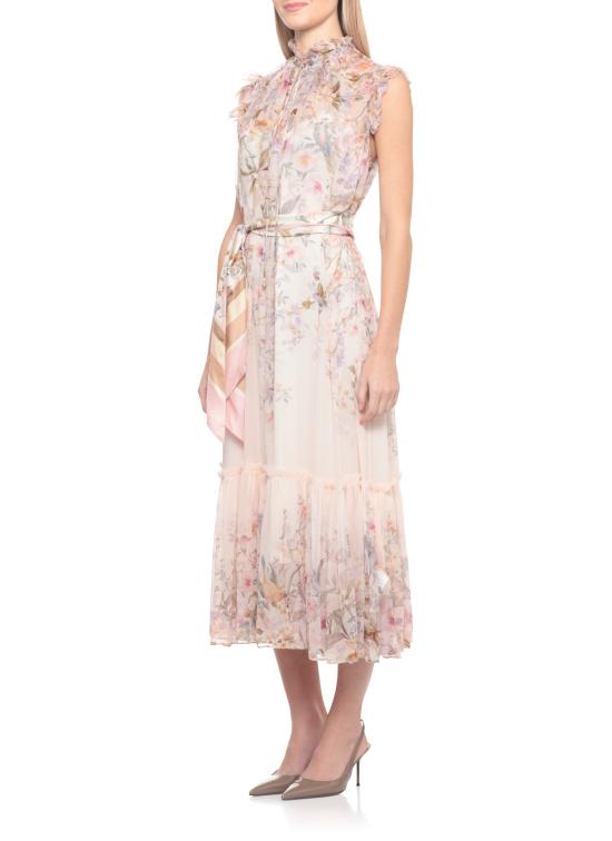 26SS 짐머만 미디 원피스 7280DC261 CRMAV MultiColour - ZIMMERMANN