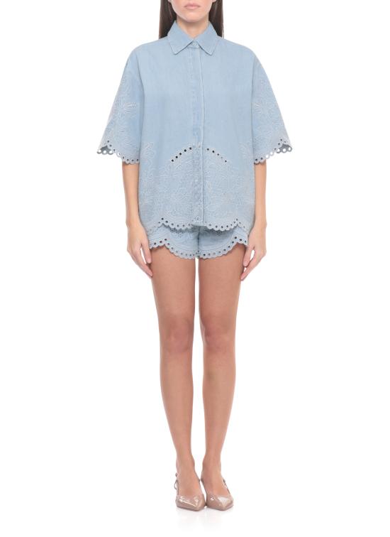 26SS 짐머만 셔츠 7214TRS263 ICESTM Light Blue - ZIMMERMANN