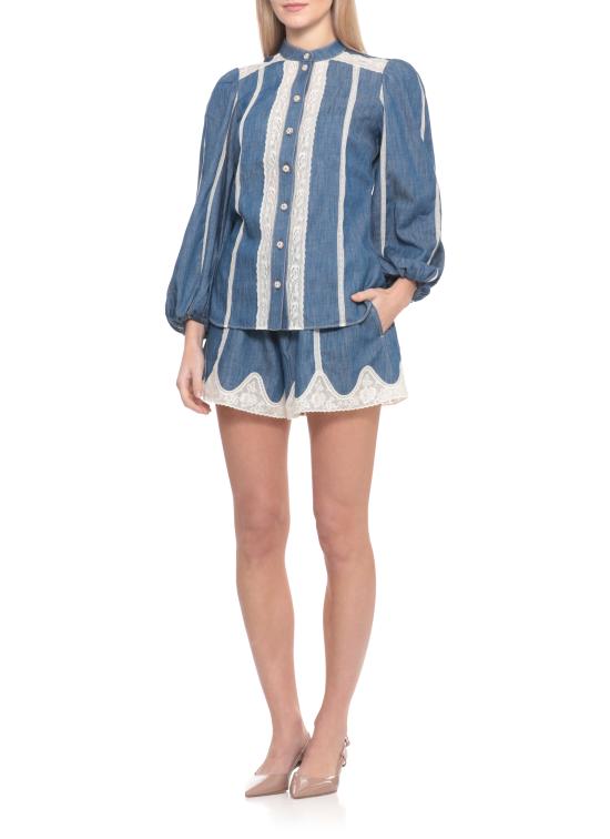 26SS 짐머만 숏팬츠 5631ARS261 RWBLU Blue - ZIMMERMANN