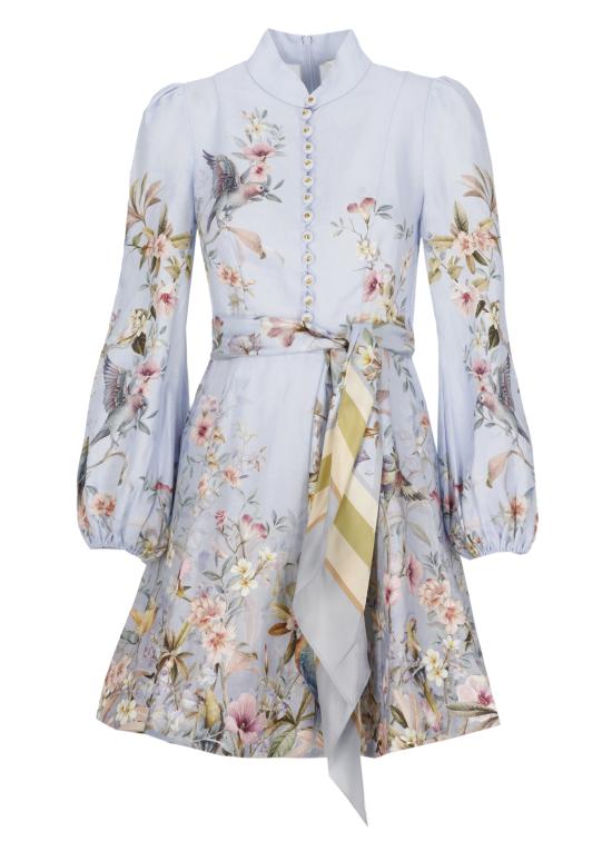 26SS 짐머만 미디 원피스 9142DC261 BLAV Blue