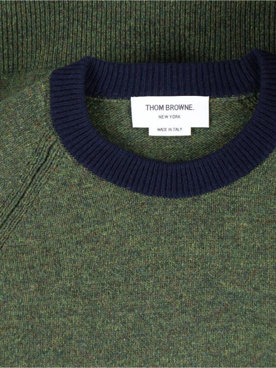 26SS 톰브라운 스웨터 MKA569B Y1026 310 Green - THOM BROWNE