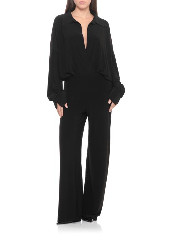 26SS 노마카말리 스트레이트 팬츠 KK4257PL111 001 Black - NORMA KAMALI