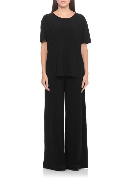 26SS 노마카말리 반팔 티셔츠 KK4266PL104 001 Black - NORMA KAMALI