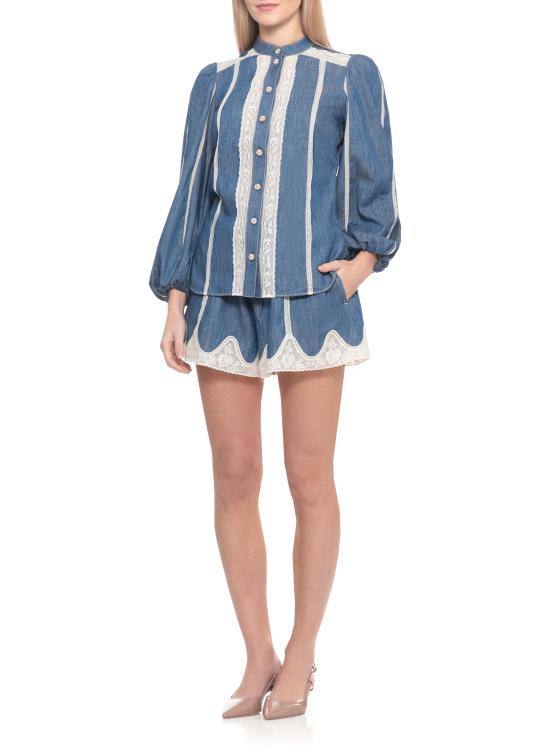 26SS 짐머만 셔츠 5604TRS261 RWBLU Blue - ZIMMERMANN