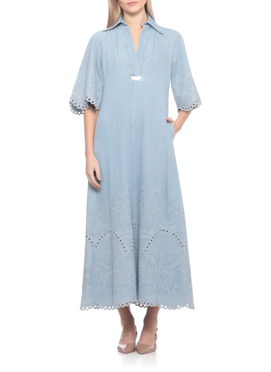 26SS 짐머만 미디 원피스 7216DRS263 ICESTM Light Blue - ZIMMERMANN