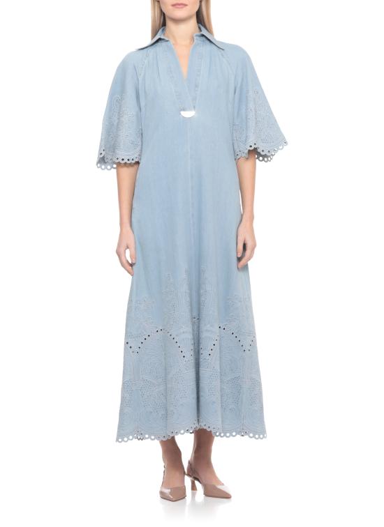 26SS 짐머만 미디 원피스 7216DRS263 ICESTM Light Blue - ZIMMERMANN