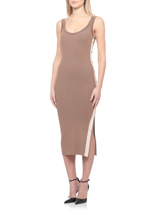 26SS 엘리자베타프랜치 미디 원피스 AM03S61E2 727 Brown - ELISABETTA FRANCHI