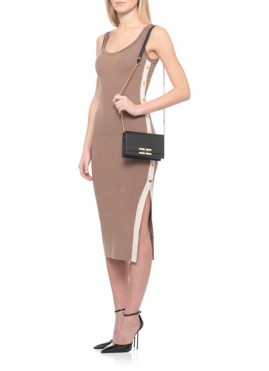 26SS 엘리자베타프랜치 미디 원피스 AM03S61E2 727 Brown - ELISABETTA FRANCHI