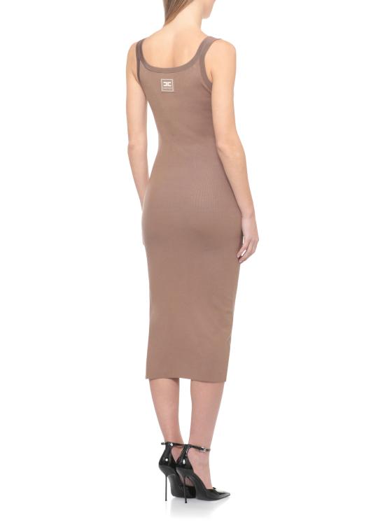 26SS 엘리자베타프랜치 미디 원피스 AM03S61E2 727 Brown - ELISABETTA FRANCHI