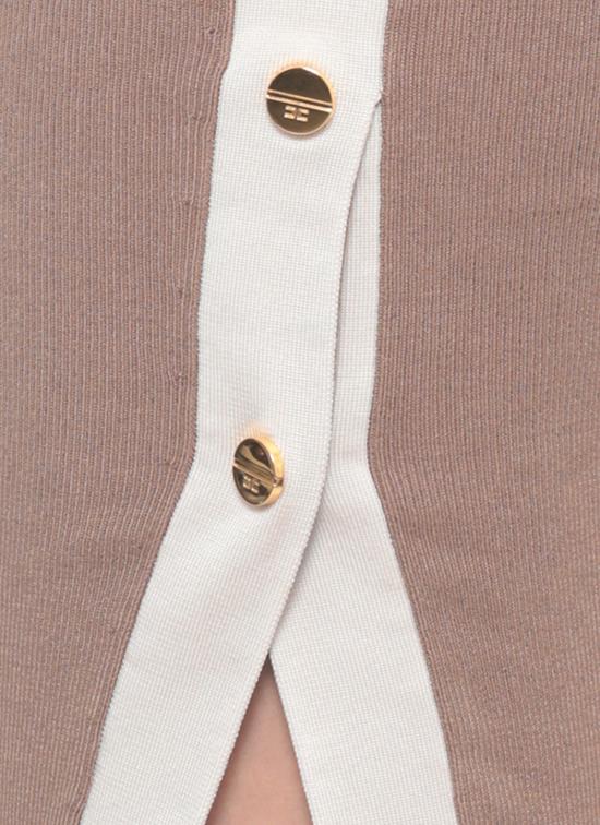 26SS 엘리자베타프랜치 미디 원피스 AM03S61E2 727 Brown - ELISABETTA FRANCHI