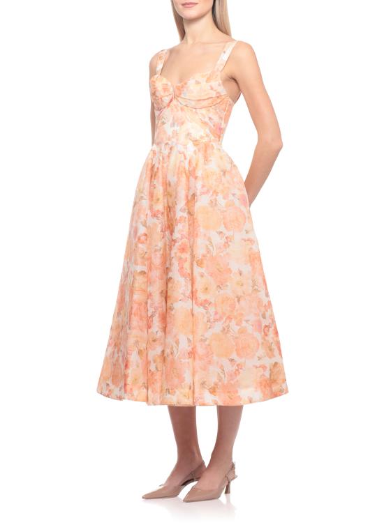 26SS 짐머만 미디 원피스 6847DC261 GLBLM Orange - ZIMMERMANN