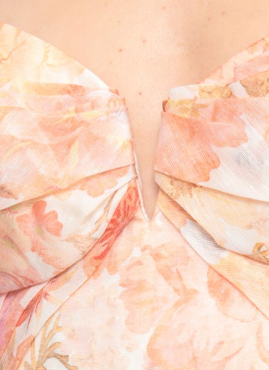 26SS 짐머만 미디 원피스 6847DC261 GLBLM Orange - ZIMMERMANN