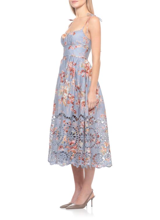 26SS 짐머만 미디 원피스 5826DRS261 CFLR Blue - ZIMMERMANN