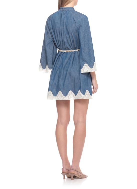 26SS 짐머만 미디 원피스 5624DRS261 RWBLU Blue - ZIMMERMANN