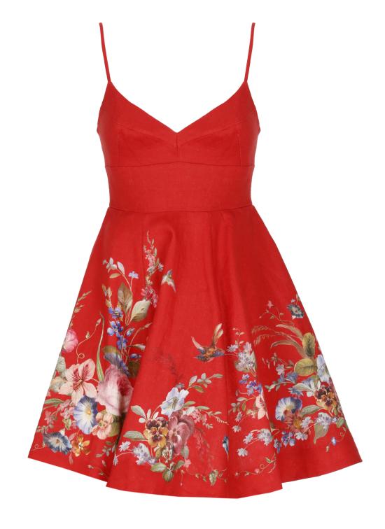 26SS 짐머만 미디 원피스 5963DRS264 REFL Red