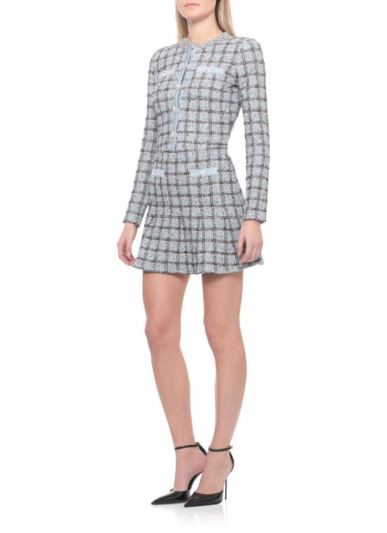 26SS 셀프 포트레이트 가디건 SS26187CBL BLUE CHECKBLUE Blu - SELF PORTRAIT