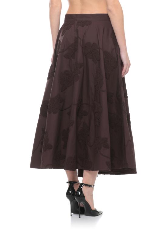 26SS 로테이트 미디 스커트 1151001667 Brown - ROTATE