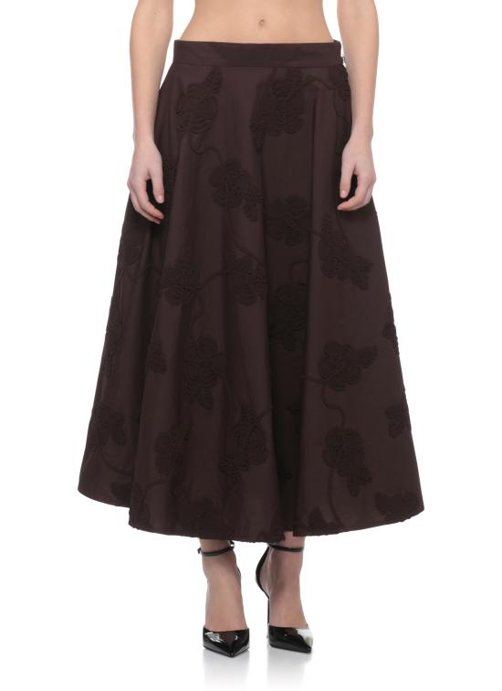 26SS 로테이트 미디 스커트 1151001667 Brown - ROTATE