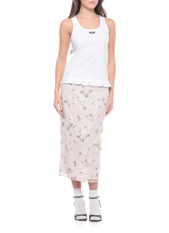 26SS 로테이트 미디 스커트 1153623077 Pink - ROTATE