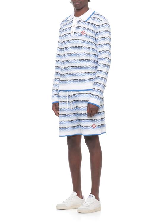 26SS 카사블랑카 폴로 티셔츠 MSP26KW133401 COTTON White - CASABLANCA