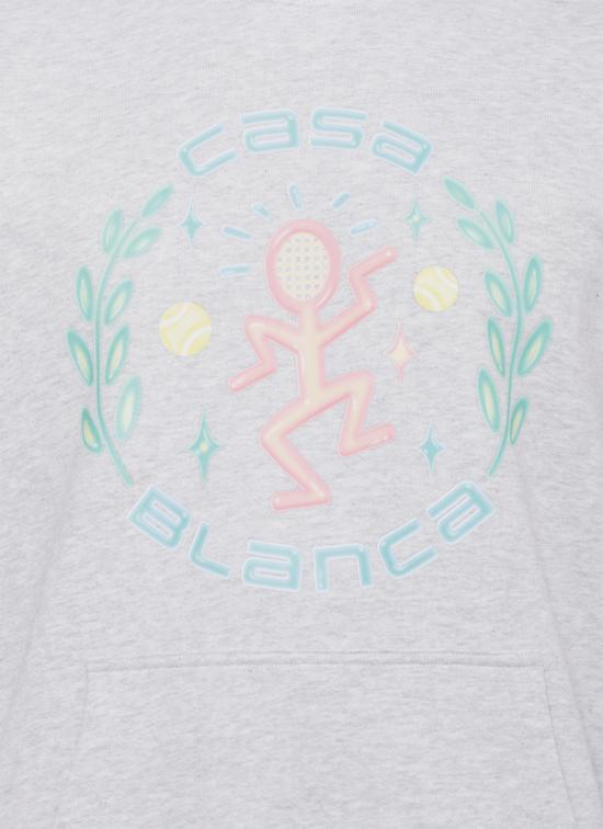 26SS 카사블랑카 긴팔 티셔츠 MSP26JTP29203 GREY MARLE LOOPBACK Grey - CASABLANCA