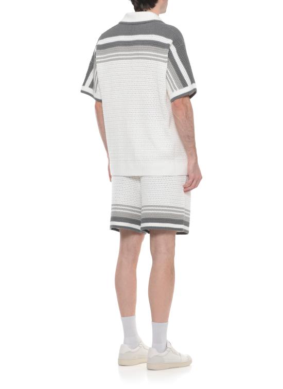 26SS 카사블랑카 반팔 셔츠 MSP26KW93301 WHITE GREY White - CASABLANCA