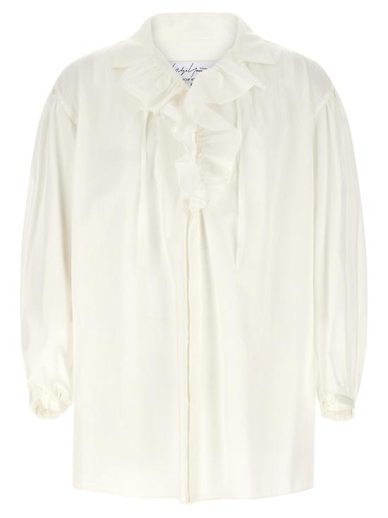 26SS 요지 야마모토 긴팔 셔츠 HKB14054WHITE1