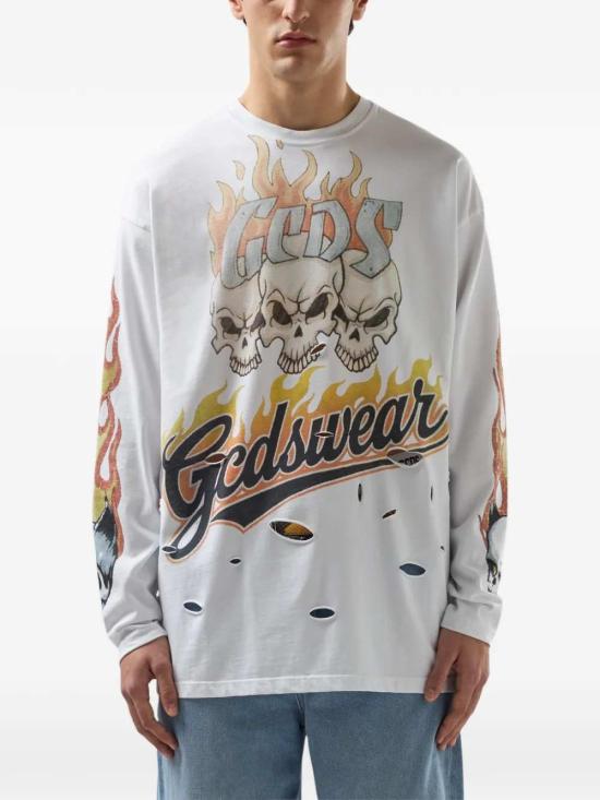 26SS 지씨디에스 반팔 티셔츠 C1MWQC060J079 BONE YELLOW 316Y - GCDS