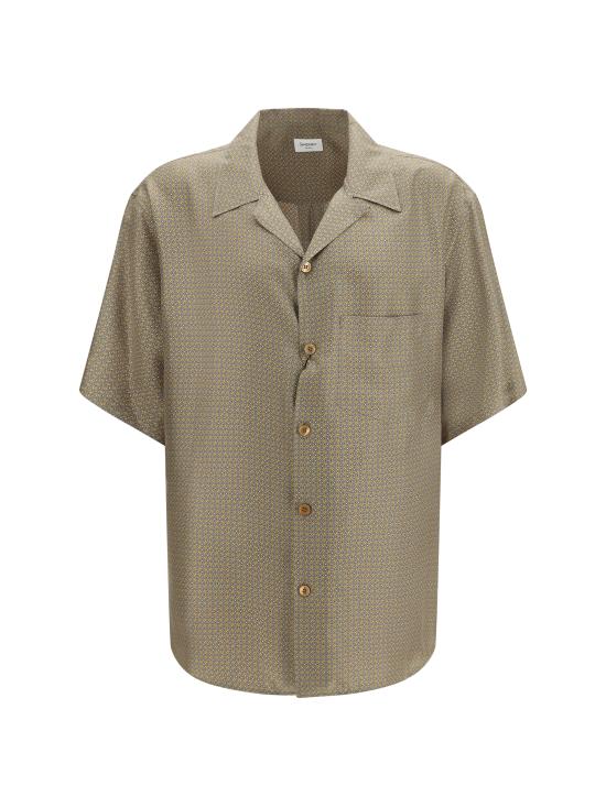 26SS 생로랑 긴팔 셔츠 860621Y2N62 7068 MULTICOLOUR