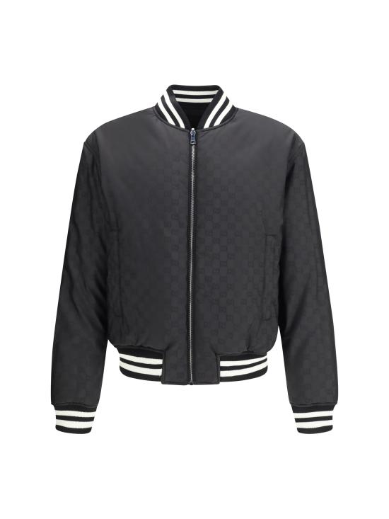 26SS 구찌 리버서블 나일론 트윌 지퍼 재킷 851254ZAT3D 1000 - GUCCI