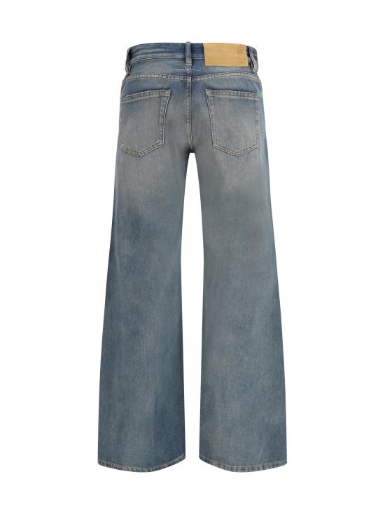 26SS MM6 메종마르지엘라 디스트레스드 와이드 데님 팬츠 S52LA0238M30017 994 BLUE - MM6 MAISON MARGIELA