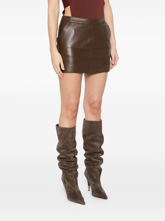 26SS 파로쉬 미디 스커트 D630603 MACIOCK26008 Brown - PAROSH